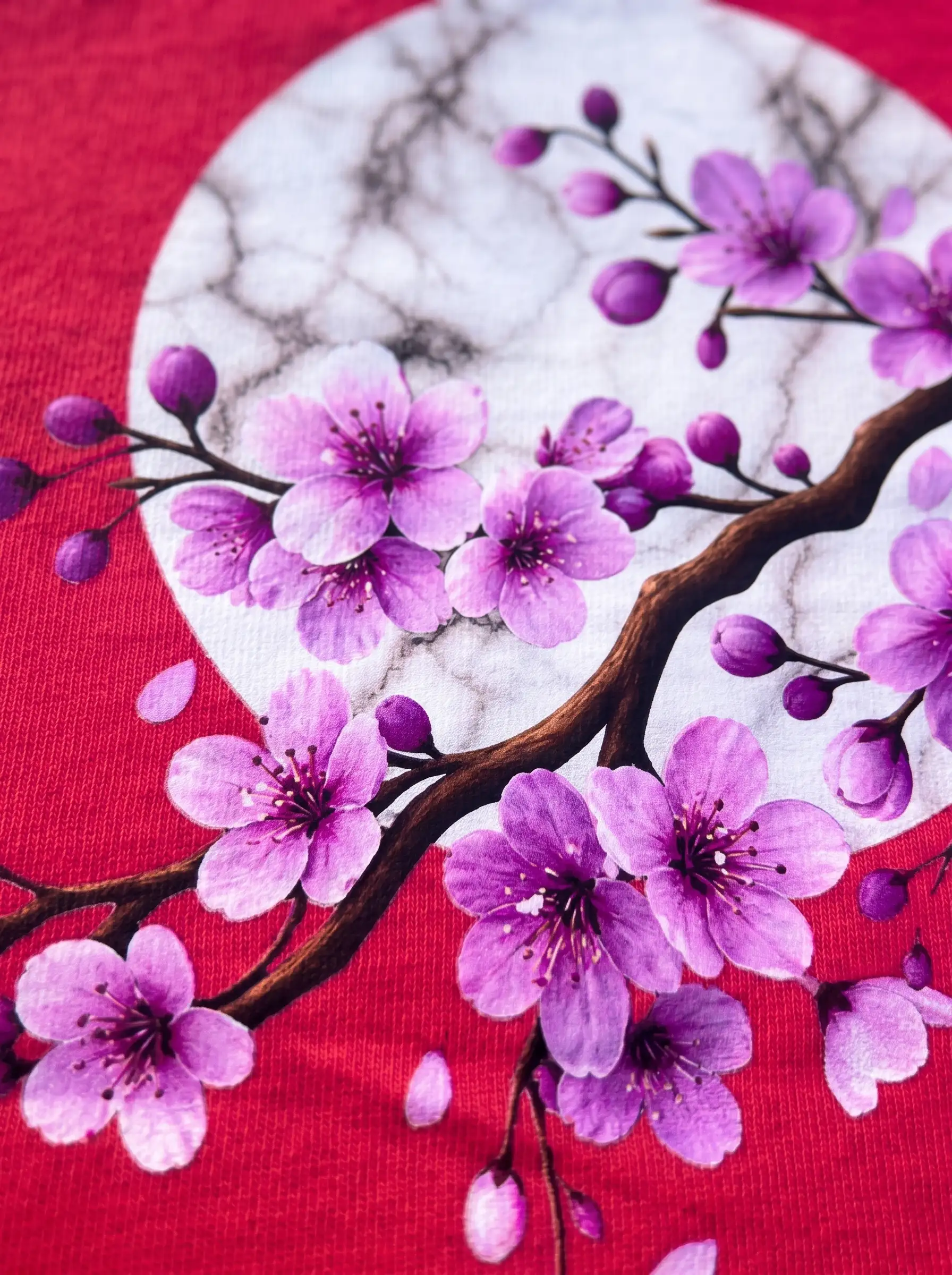 Girls Red Long Sleeve T-Shirt by ZibiKids — view 2