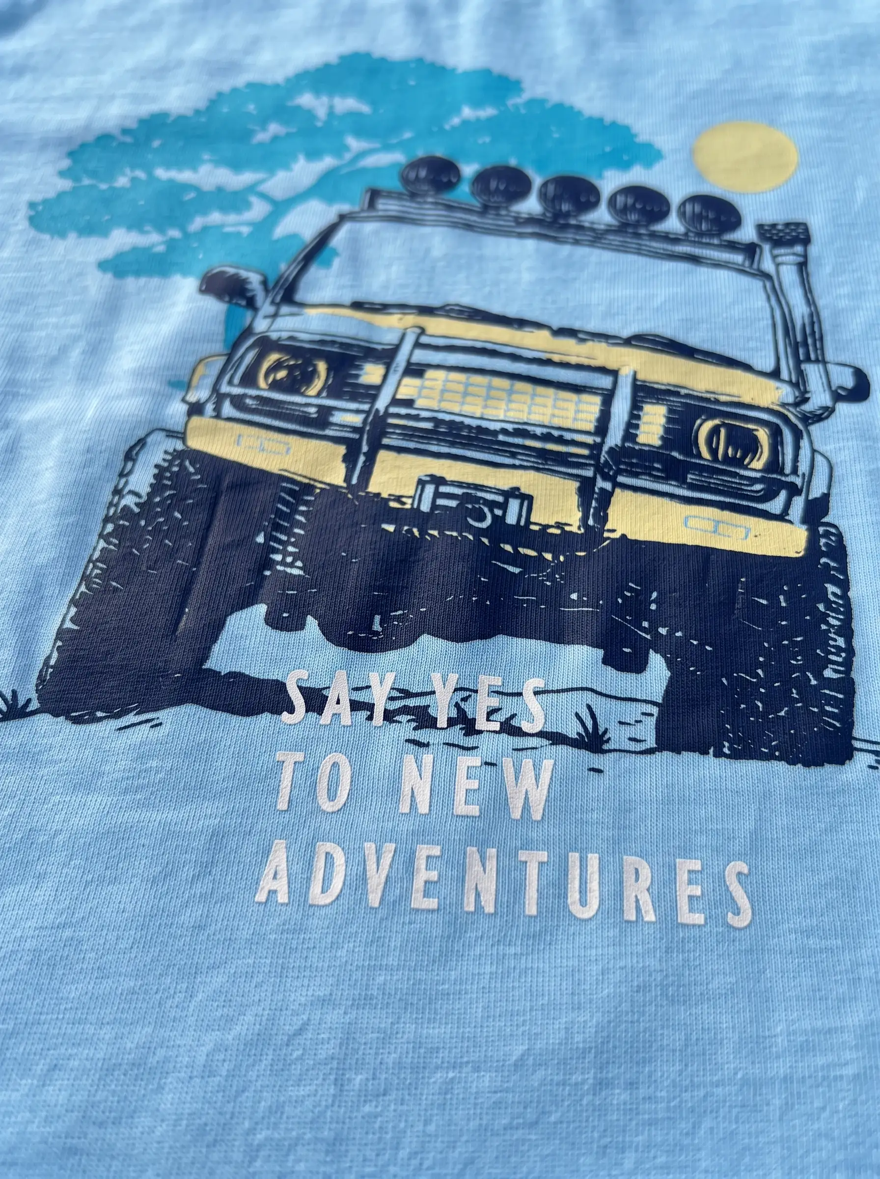 Boys Light Sky Blue Long Sleeve T-Shirt by ZibiKids — view 3