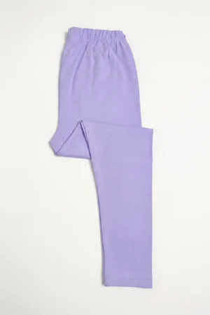 Lilac Cotton Tights for Kids – Soft Stretch Fit by ZibiKids
