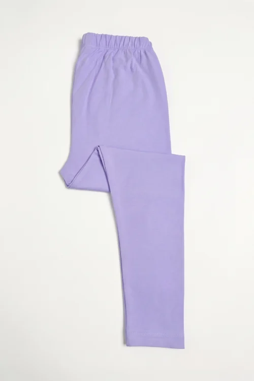 Lilac Cotton Tights for Kids – Soft Stretch Fit